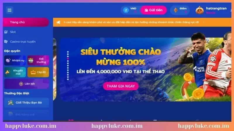 Thiết kế vô cùng dễ dàng, bắt mắt cho người chơi Nhà cái thiết kế giao diện bắt mặt, dễ tiếp cận